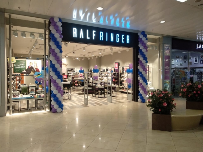 Ralf Ringer открыл юбилейный магазин в «Европейском»
