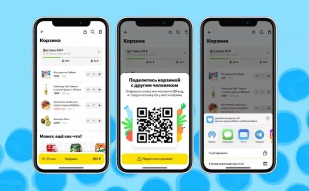 Яндекс Лавка внедрила совместные покупки