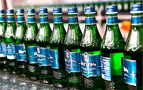 В России приостановили реализацию 64,5 млн бутылок минеральной воды «Джермук»