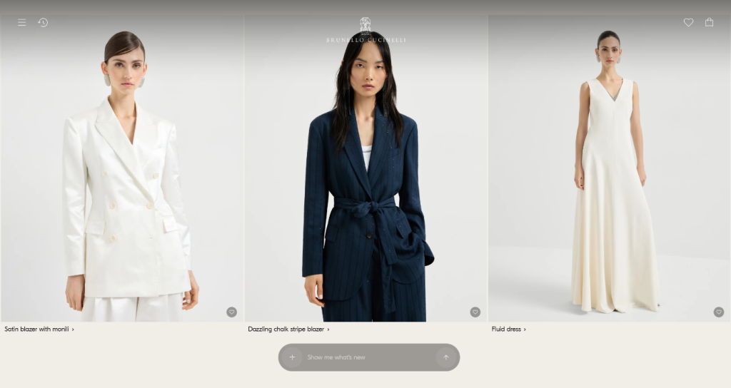 Всё наоборот: как Brunello Cucinelli создал интернет-магазин с «непривычной» архитектурой (и что получилось)