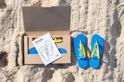 IKEA представила первые в мире сборные пляжные шлепки