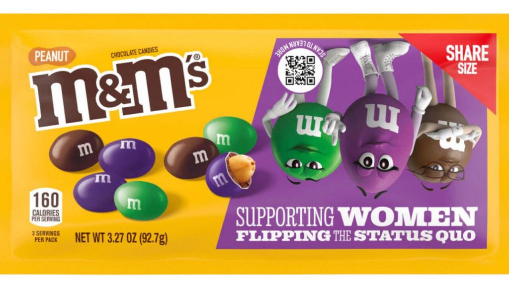 M&M’s выпустит пачку конфет полностью с женскими персонажами