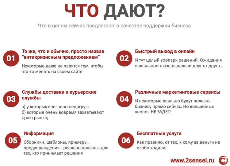Спасение или ловушка: какие антикризисные предложения действительно принесут пользу бизнесу прямо сейчас Спасение или ловушка: какие антикризисные предложения действительно принесут пользу бизнесу прямо сейчас