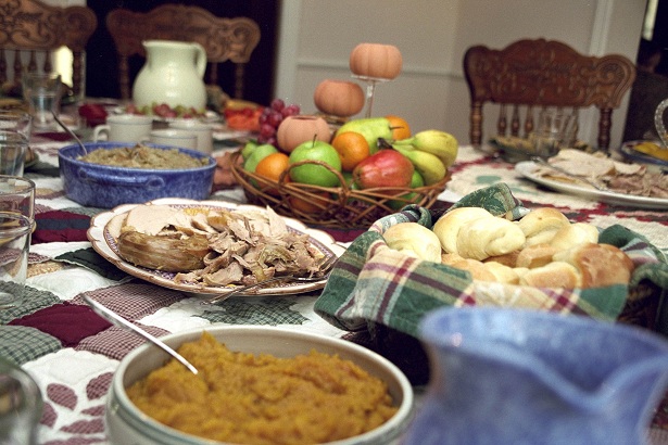 Праздничный стол на День Благодарения