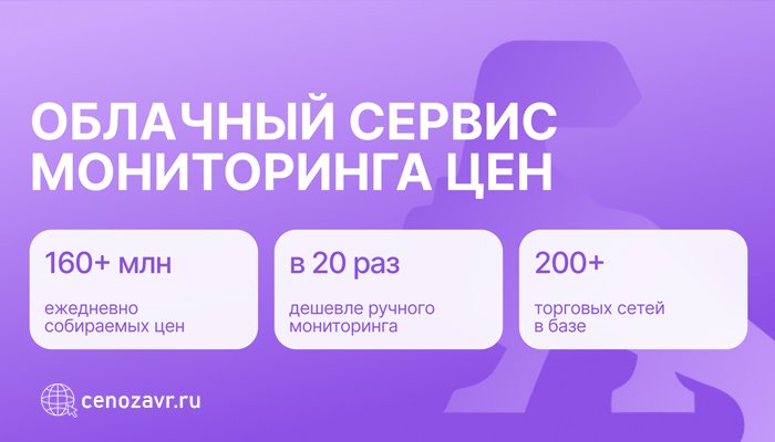 Unagrande Company: сервис «Ценозавр» вывел мониторинг цен на принципиально новый уровень