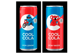 «ОЧАКОВО» дополнил бренд-маскотами упаковку COOLCOLA