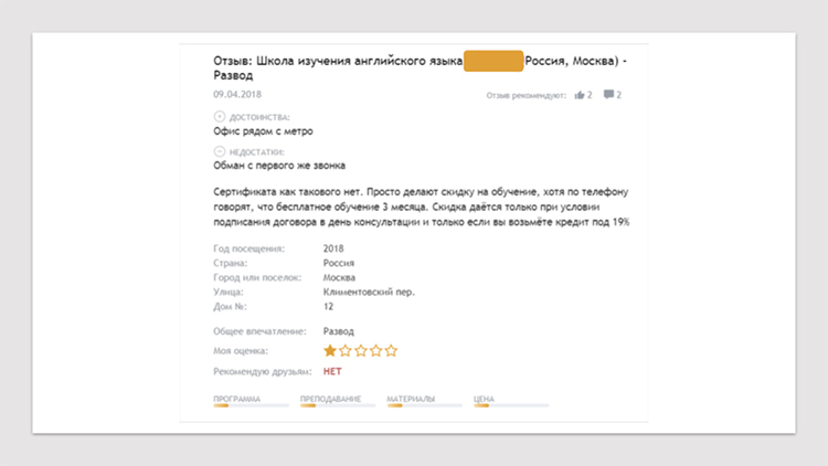Управление репутацией в сети: как преодолеть пропасть между вашим позиционированием, и тем, что о вас думают клиенты Управление репутацией в сети: как преодолеть пропасть между вашим позиционированием, и тем, что о вас думают клиенты