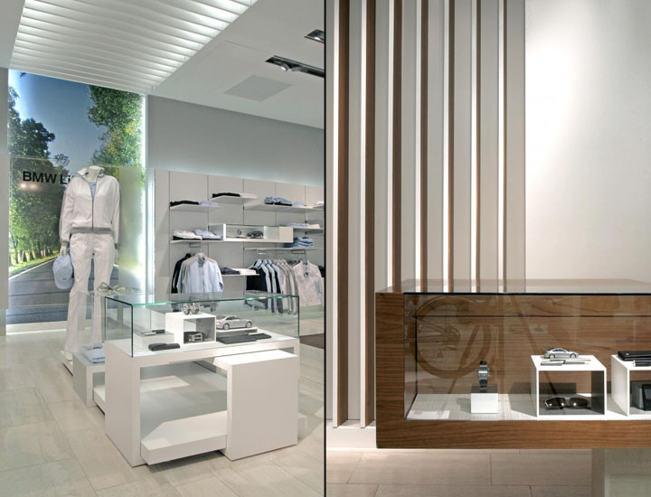Брендовый магазин BMW lifestyle от дизайнеров Plajer & Franz Studio, Мюнхен (Германия)