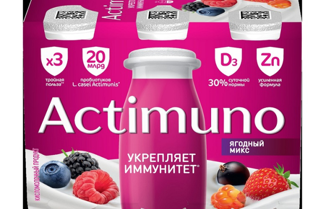 Actimel в России будет выпускаться под новым именем