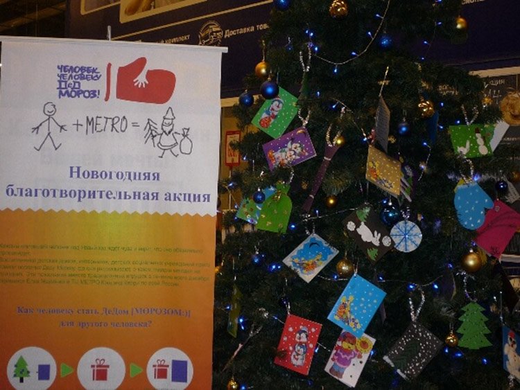 Новогодние благотворительные проекты в российском ритейле