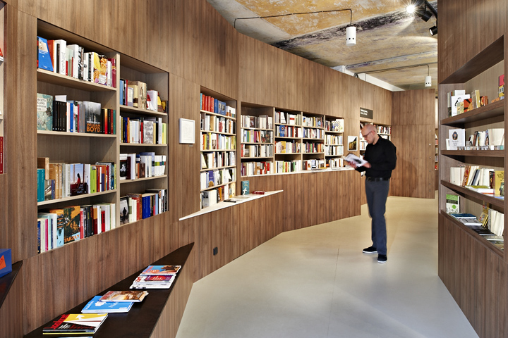 Книжный магазин-кафе Ocelot от дизайнера Martina Zeyen, Берлин (Германия)