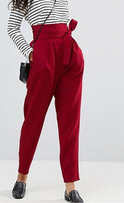 Женские брюки с завышенной талией: фото моделей и как их носить