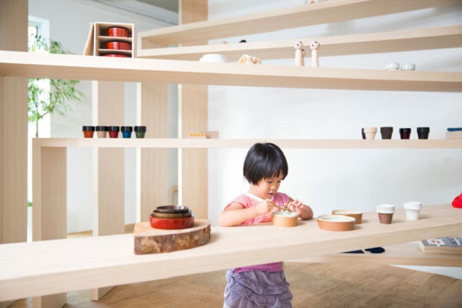 Необычное решение для детского магазина Aeru от дизайн-фирмы Nosigner, Токио, Япония