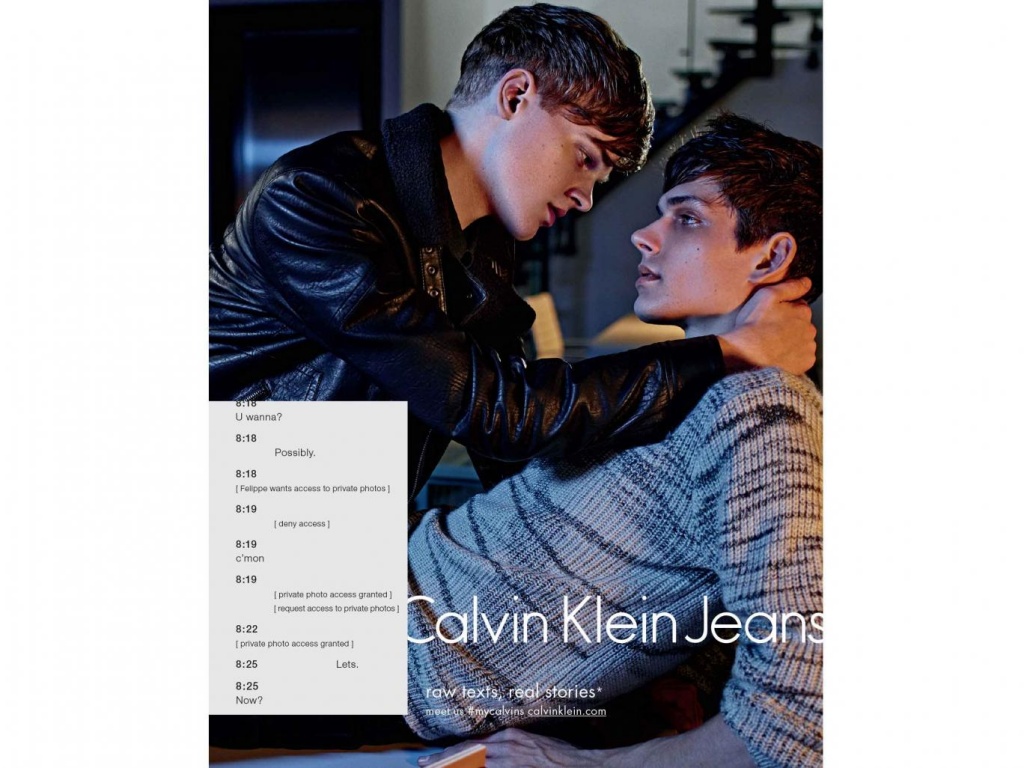 Calvin Klein и откровенная переписка