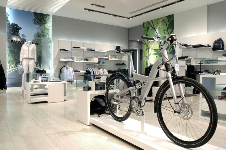 Брендовый магазин BMW lifestyle от дизайнеров Plajer & Franz Studio, Мюнхен (Германия)